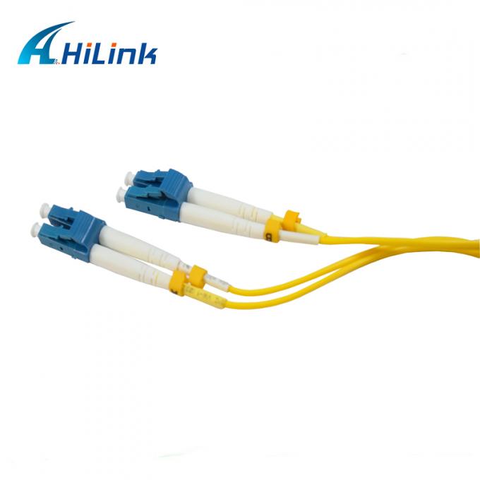 Cabo de Remendo de Fibra Óptica LC/UPC para Conector LC/UPC 9/125um 2.0/3.0mm 2M Jumpers 1