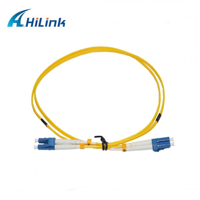 Cabo de Remendo de Fibra Óptica LC/UPC para Conector LC/UPC 9/125um 2.0/3.0mm 2M Jumpers 2