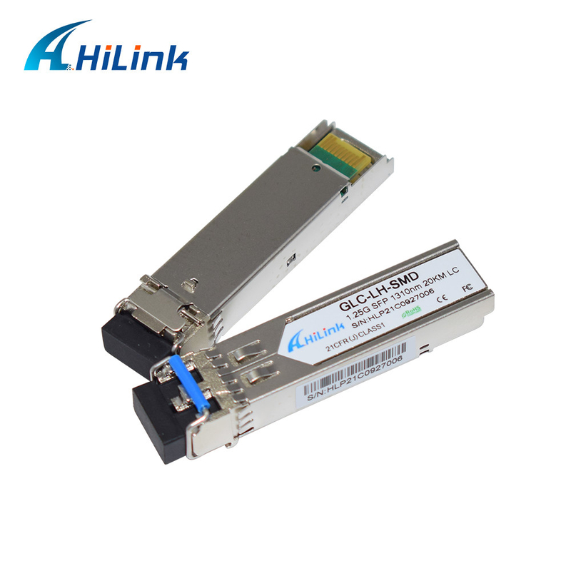 GLC-LX-SMD 1.25 G Módulo SFP 1310nm FP + PIN 20KM Duplex LC DDM Módulo transceptor óptico