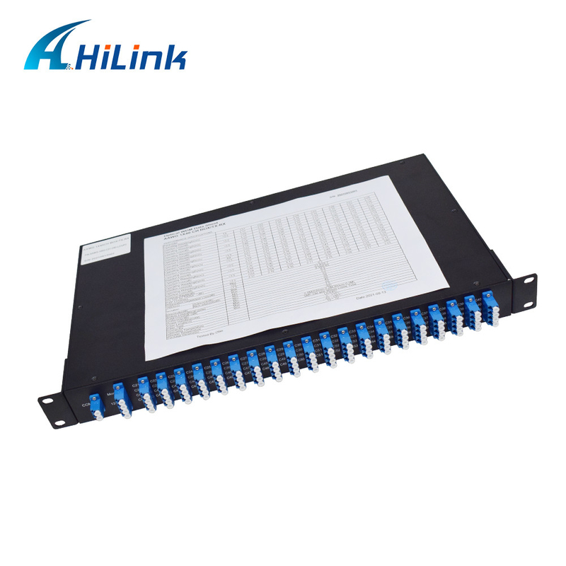 Calibre de diâmetro de fios atérmico Mux Demux da faixa DWDM de 100Ghz c para o Multiplexer ótico da rede