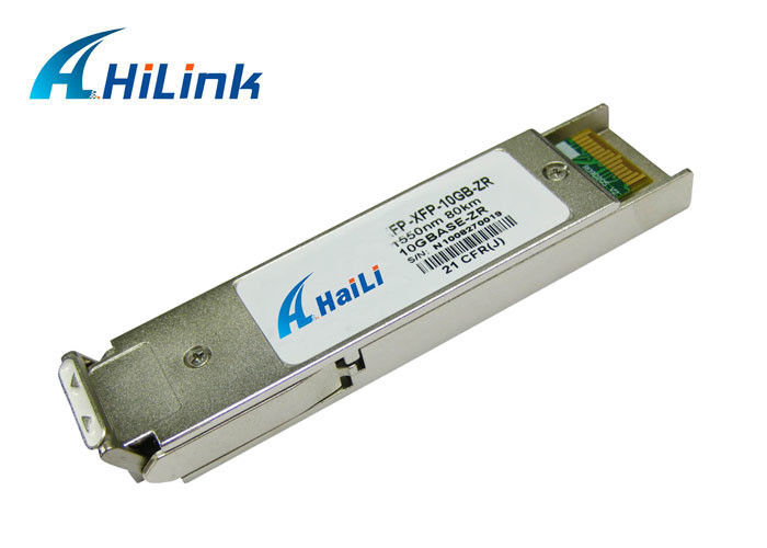 Compatível Cisco 10G XFP Transceiver, XFP 10G ZR 1550nm 80km sintonizável com LC Connector