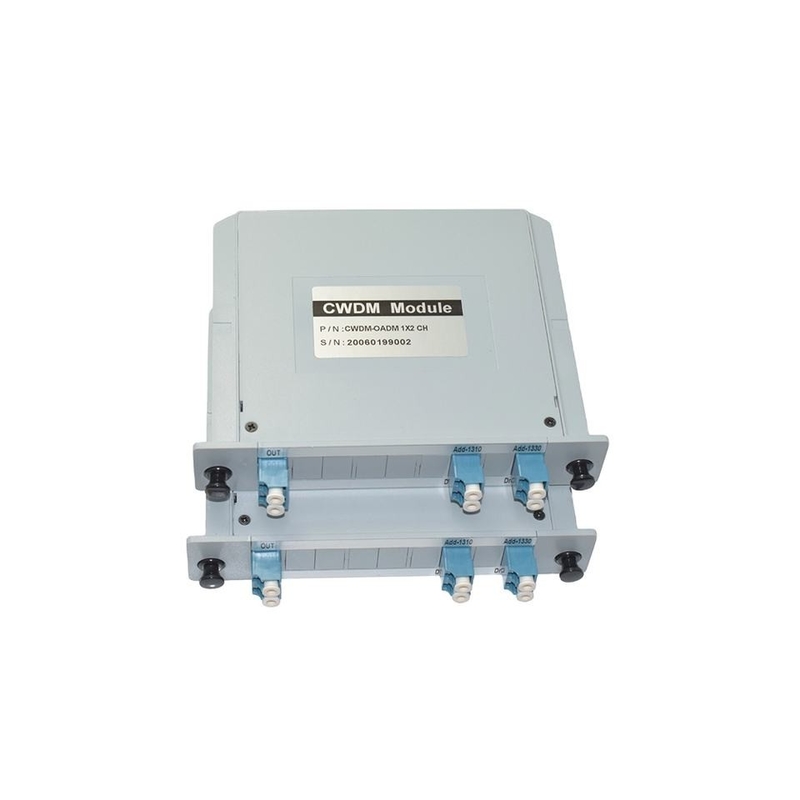 Ótico adicione - o Multiplexer 2CH 4CH 8CH CWDM OADM da gota para o uso flexível da rede de FTTx