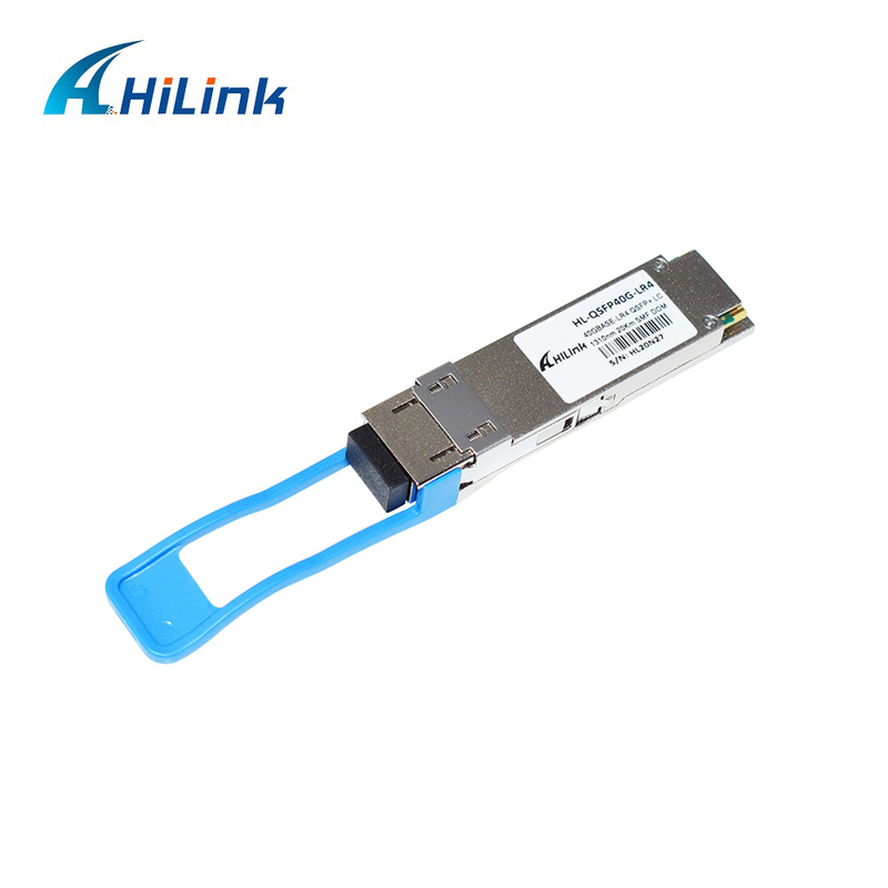 Transceptor Cisco QSFP-40G-LR4-20KM compatível LC duplo 1310nm da fibra ótica QSFP+ da manutenção programada