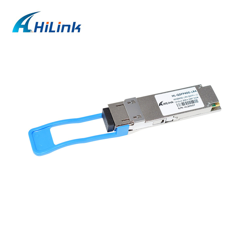 Transceptor Cisco QSFP-40G-LR4-20KM compatível LC duplo 1310nm da fibra ótica QSFP+ da manutenção programada