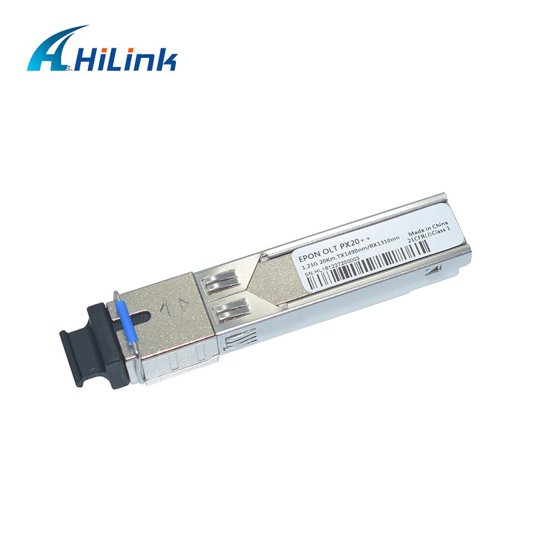 Módulo PX20++ 1.25G Tx1490nm Rx1310nm 20KM de EPON OLT SFP DDM para FTTX