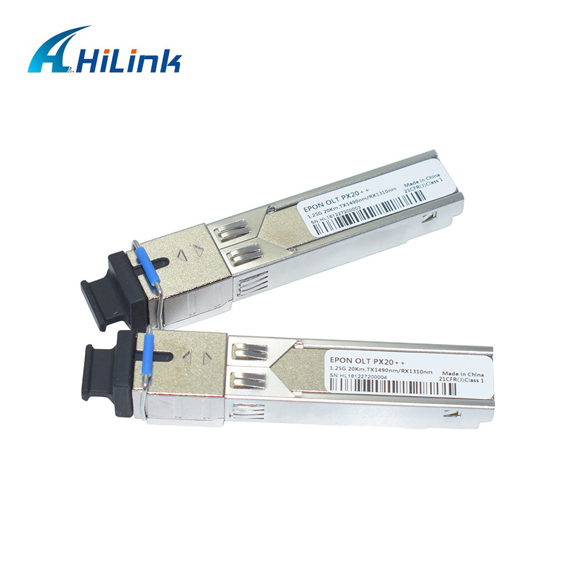 Módulo PX20++ 1.25G Tx1490nm Rx1310nm 20KM de EPON OLT SFP DDM para FTTX