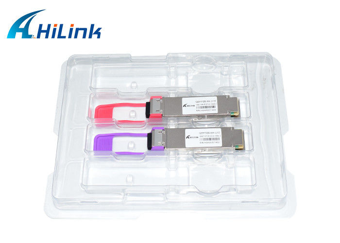 Transceptor Óptico QSFP28 100G BIDI 10KM SMF Conector LC Simplex DDM 1271/1331