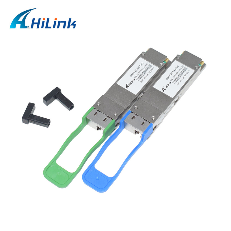 100G QSFP28 Modulo de Transceptor BIDI 40KM 1304/1309nm EML+APD QSFP28-BX-D40 Transceptor