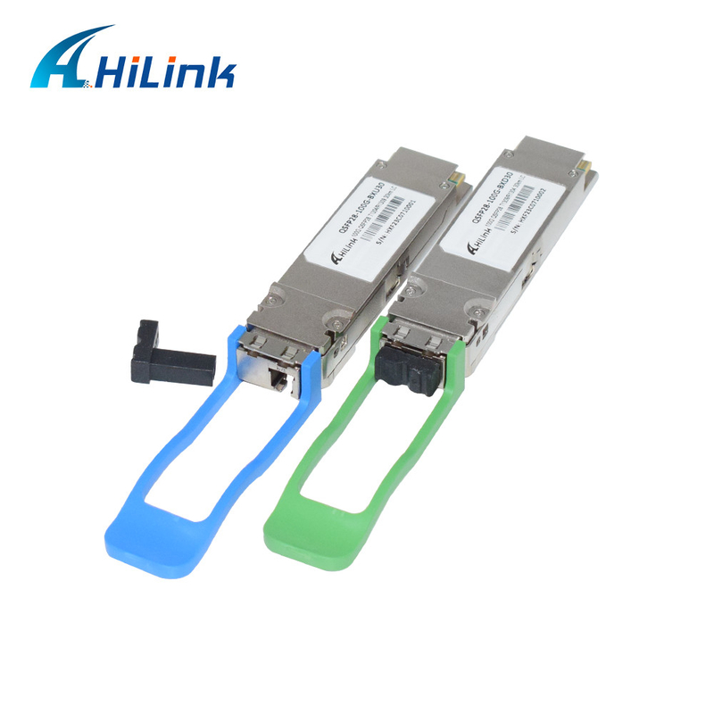 100GBASE-ER BIDI 40KM Simplex LC 1304/1309nm EML+APD QSFP28-BX-D40 Transceptor