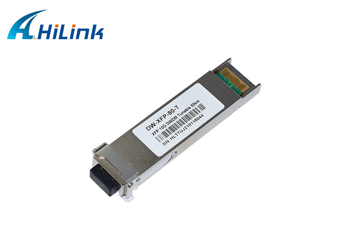 Compatível Cisco 10G XFP Transceiver, XFP 10G ZR 1550nm 80km sintonizável com LC Connector