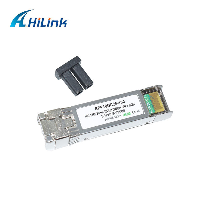 10G DWDM 100KM módulo de transceptor óptico para transmissão de longa distância 100GHz banda C módulo óptico
