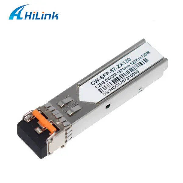 1.25G CWDM 120KM Transceptor CWDM-SFP 1570nm CWDM Óptica a Cores 1000BASE DOM LC SMF