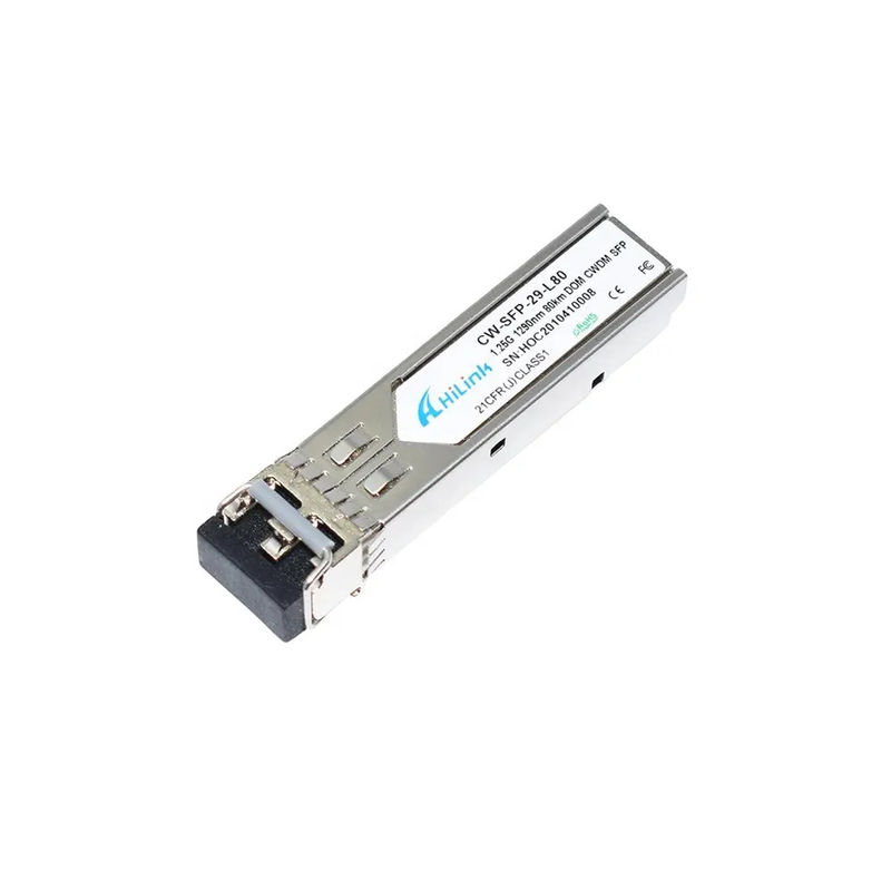 1000BASE-ZX Duplex LC 1.25G 1290nm 80km DOM CWDM SFP Modulo Transceptor de Modo Único
