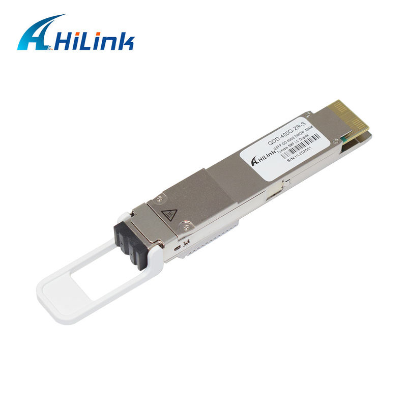 QSFP DD 400GBASE DWDM ZR 80KM Módulo de transceptor QDD-400G-ZR-S DWDM Tunable SMF LC DOM