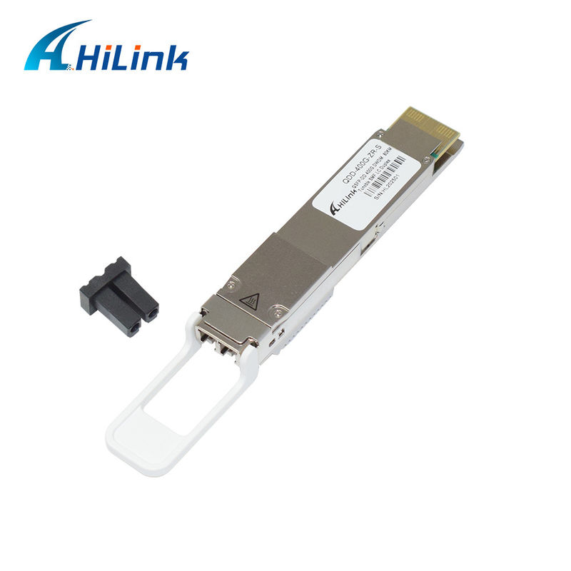 QSFP DD 400GBASE DWDM ZR 80KM Módulo de transceptor QDD-400G-ZR-S DWDM Tunable SMF LC DOM