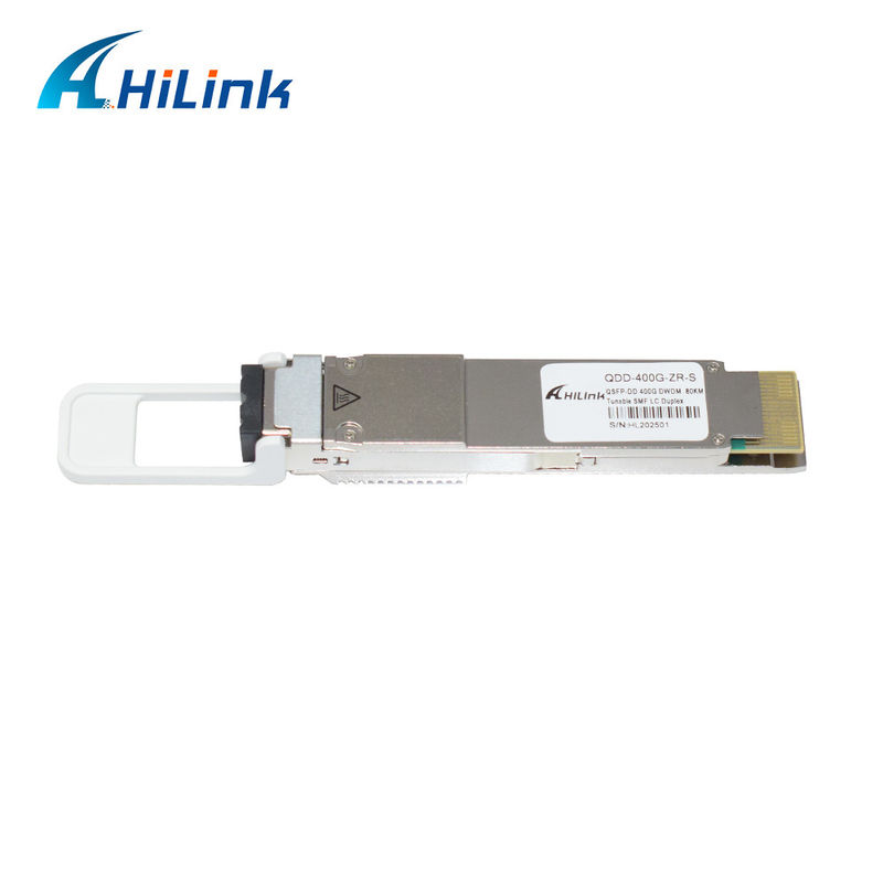 QSFP DD 400GBASE DWDM ZR 80KM Módulo de transceptor QDD-400G-ZR-S DWDM Tunable SMF LC DOM