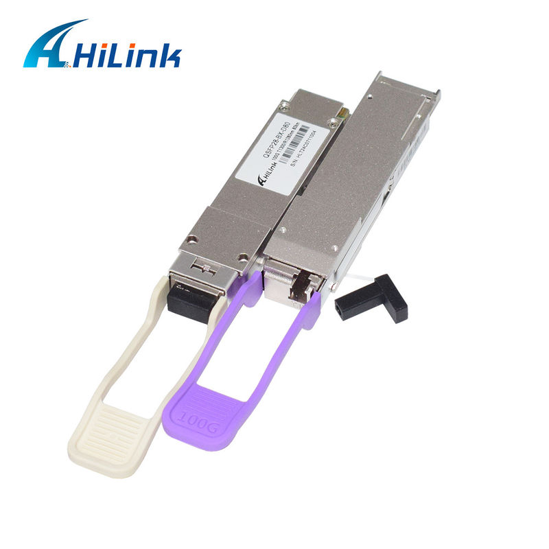 QSFP28 BIDI 100G ZR QSFP28 80km 1280/1300nm 100GBASE-BX80 QSFP28 Módulo 80km LC
