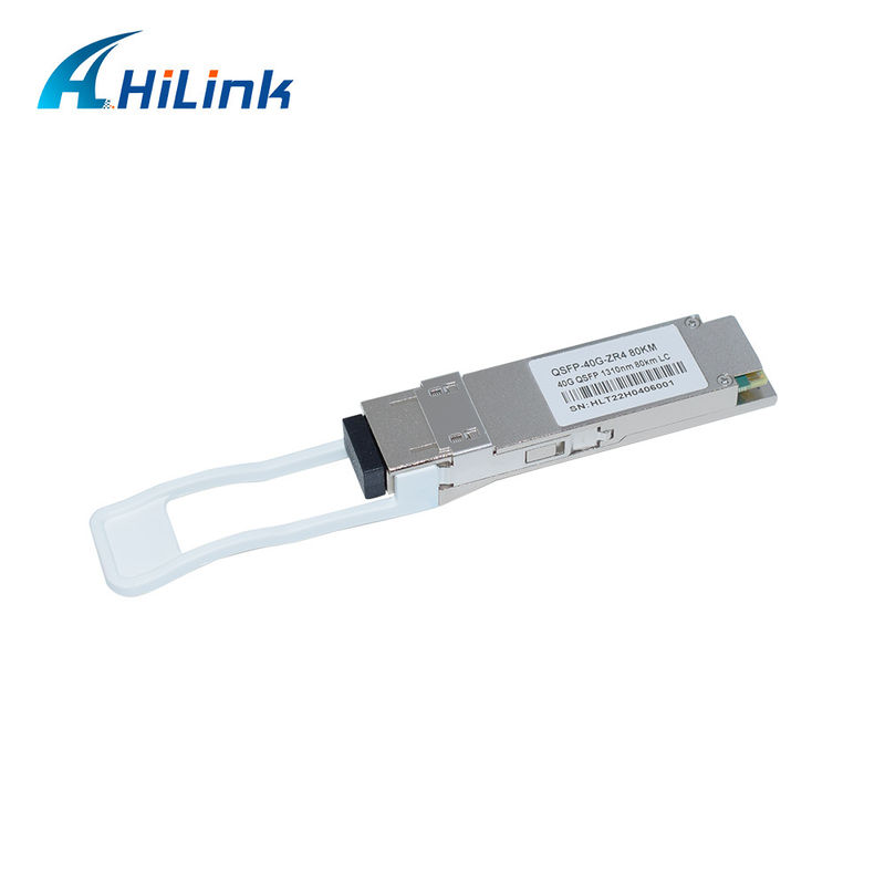 40G 80KM QSFP+ EML+APD LWDM 1295-1304NM Conector LC Modulo Transceptor de Temperatura Comercial