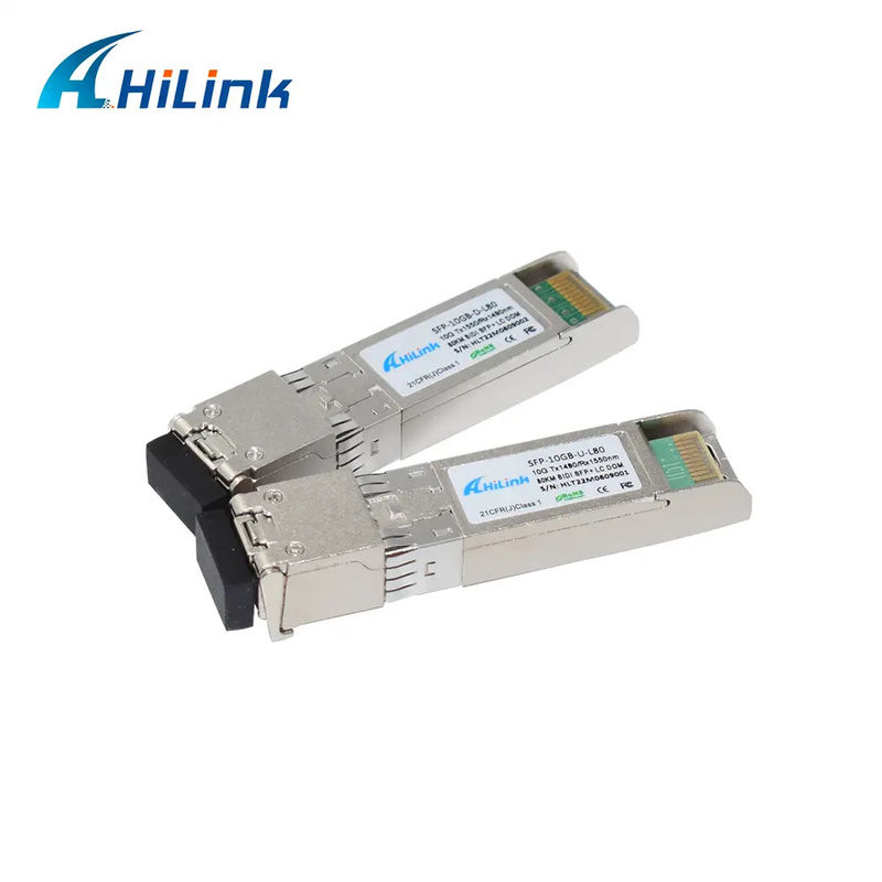 Módulo Transceptor 10G-ZR4-80KM 10G BIDI 80KM 1490nm/1550nm SFP+ STM-64 WDM 8SFP+ SMF