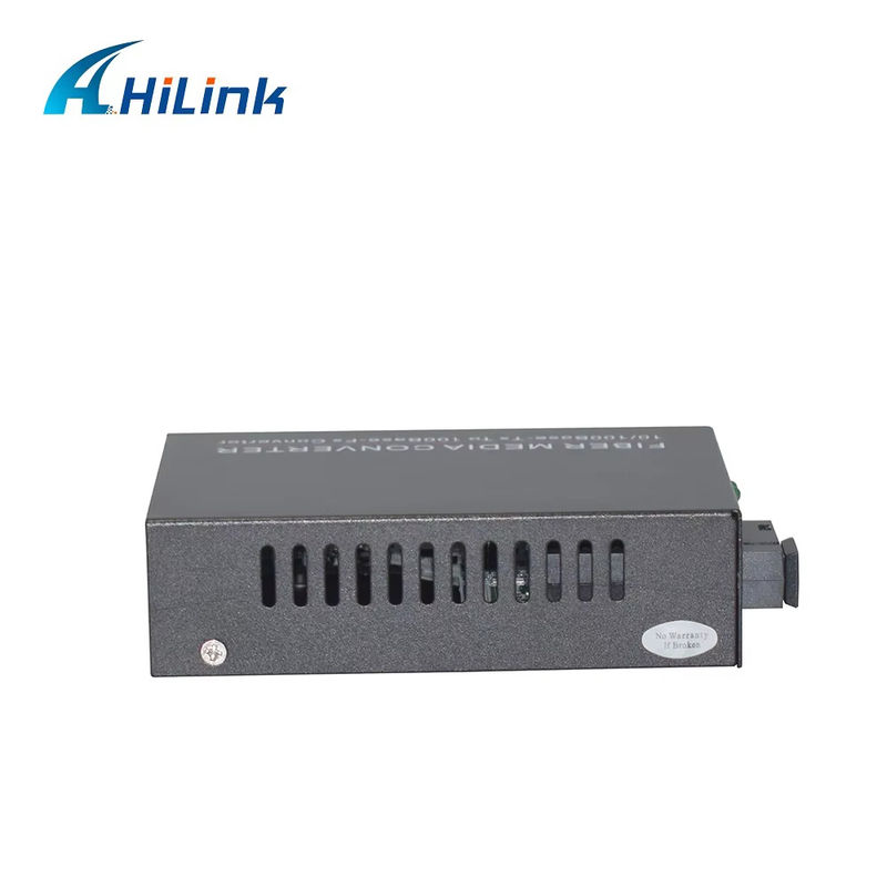 BIDI WDM Single Fiber Optic Media Converter 10/100M 1310/1550nm Equipamento óptico SFP de 20 km