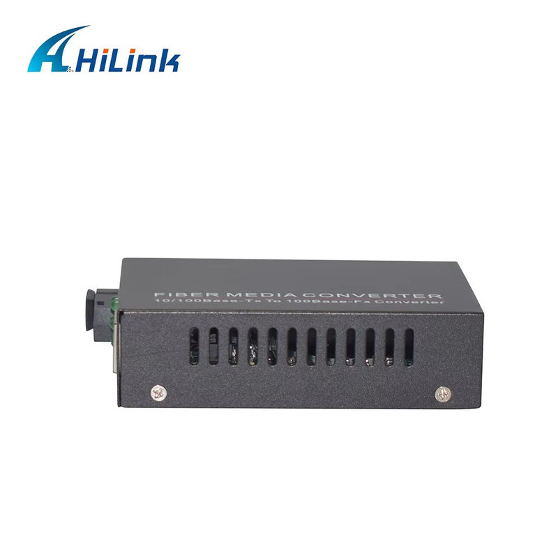 BIDI WDM Single Fiber Optic Media Converter 10/100M 1310/1550nm Equipamento óptico SFP de 20 km
