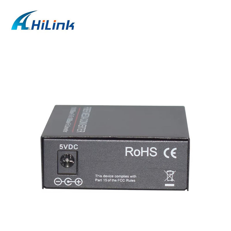 BIDI WDM Single Fiber Optic Media Converter 10/100M 1310/1550nm Equipamento óptico SFP de 20 km