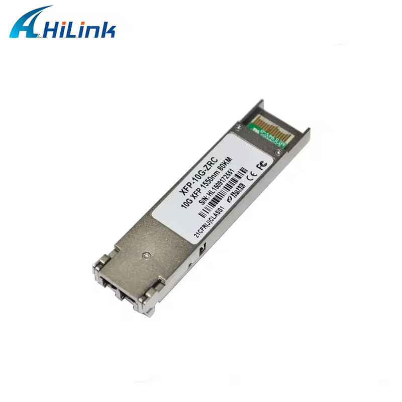 3 anos de garantia 10G-XFP-ZR-80km Hilink 10Gb/s 1550nm 80km Fibra Duplex SM XFP GBIC Modulo Transceptor