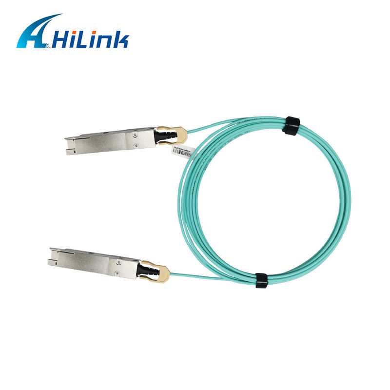 400G QSFP DD Cable Óptico Activo 8x26.5625GBd ((PAM4) Interface elétrica Cable DDM 3M MMF