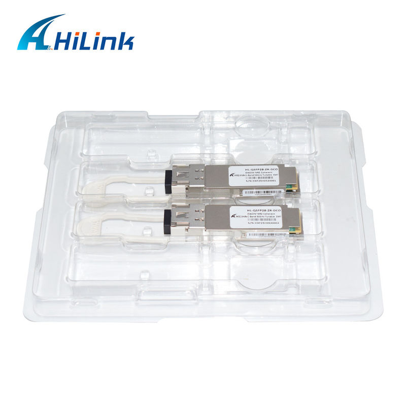 100G ZR QSFP28 Transceptor Óptico Digital Coherente A Solução Ultimate para Transceptores de Fibra Óptica