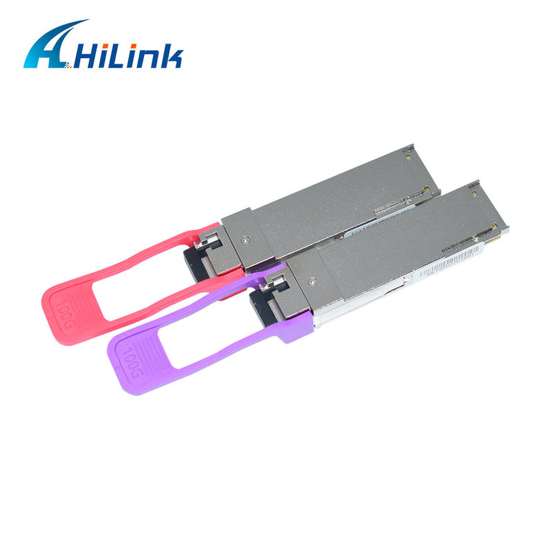100Gb/s QSFP28 LR BIDI Transceptor Óptico Lambda Único 1271nm 1331nm SMF Conector LC Único 10km DOM