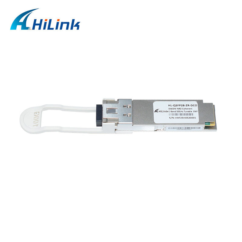 Transceptor de Óptica Coerente Digital QSFP28 HL-QSFP28-DCO ZR com Taxa de Dados de 100G e Conector LC