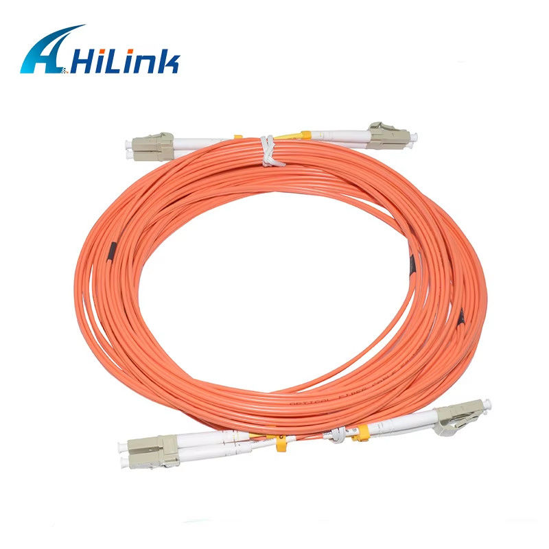 5M LC/UPC para LC/UPC Patch Cord 2.0mm Duplex Multi-Mode OM2 Fiber Cable
