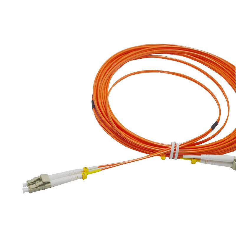 5M LC/UPC para LC/UPC Patch Cord 2.0mm Duplex Multi-Mode OM2 Fiber Cable