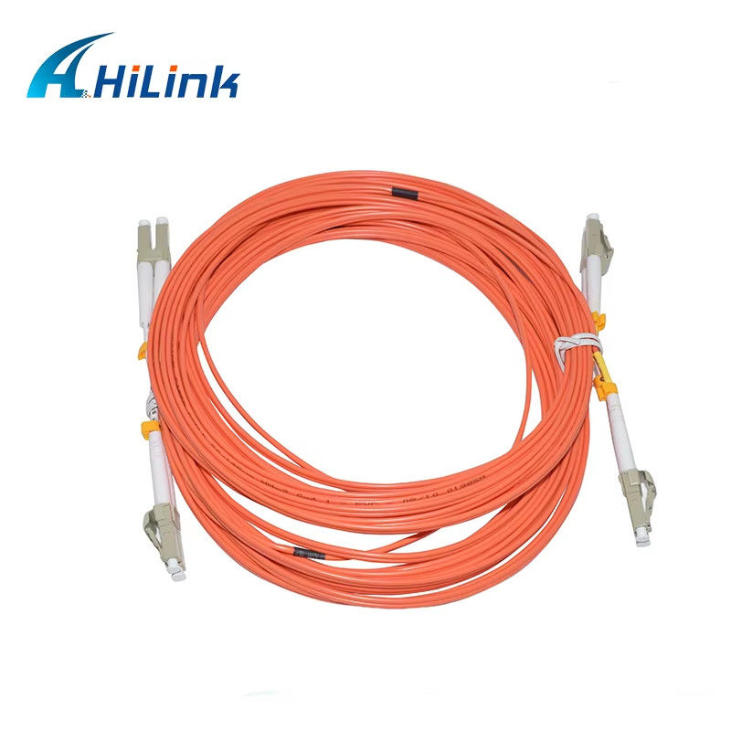 5M LC/UPC para LC/UPC Patch Cord 2.0mm Duplex Multi-Mode OM2 Fiber Cable
