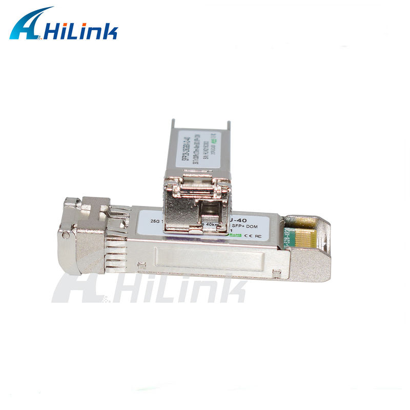 Transceptores SFP28 BIDI de 25 Gb/s 40 km, con conector LC único, conectável a quente, totalmente compatíveis com RoHS