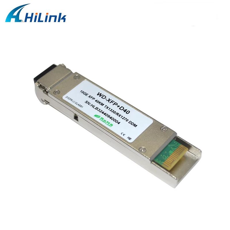 Módulo Óptico XFP 10G Ethernet WDM BIDI ER 40KM 1270/1330 de Alta Qualidade, Equipamento de Fibra Óptica