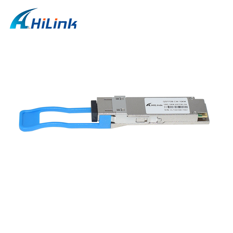 10 km Hot Pluggable 100Gb/s QSFP28 CWDM4 Modulo de Transceptor Óptico para LAN WAN Ethernet Switches Router Aplicações