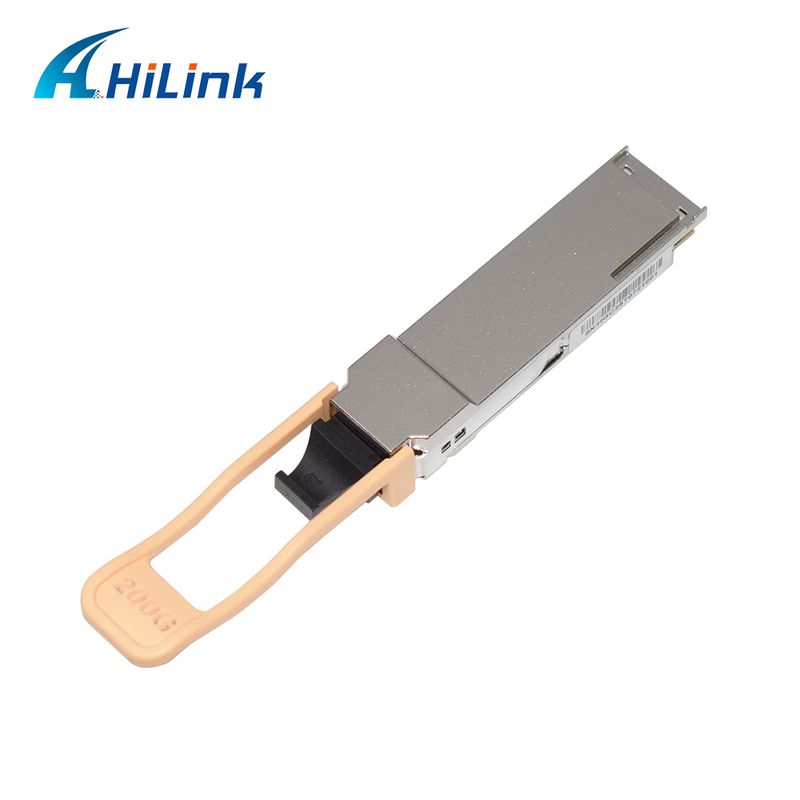 QSFP200G QSFP56 200G SR4 Hot Pluggable Optical Transceiver 70m@OM3 100m@OM4 FEC Single MPO12 Multimode Fiber RoHS reclamação Alta velocidade para 200GBASE-SR4 Ethernet links Data centers