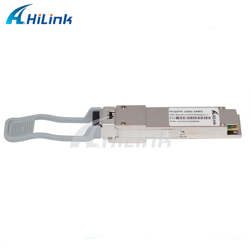 100G QSFP28 SRBD 100m Bi-Di Duplex LC Hot Pluggable 850/900nm VCSEL PAM4 2x50G Multimodo