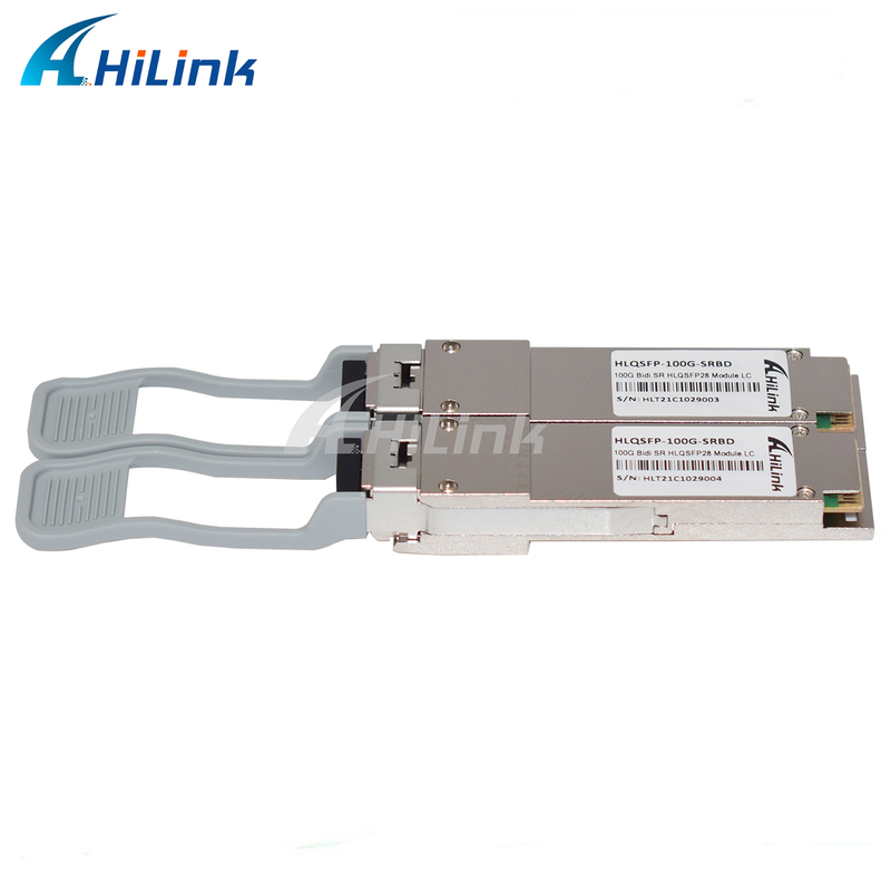 100G QSFP28 SRBD 100m Bi-Di Duplex LC Hot Pluggable 850/900nm VCSEL PAM4 2x50G Multimodo