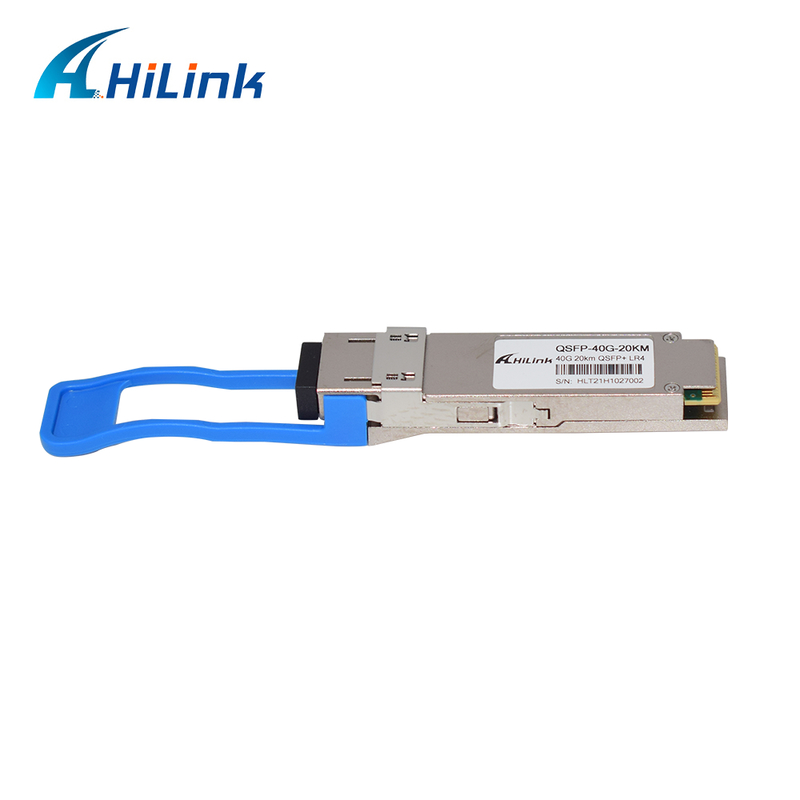 40Gb/s 20km QSFP+ Transceptor Óptico Hot Pluggable com Duplex LC Connector e DDM para 0°C a 70°C Operação