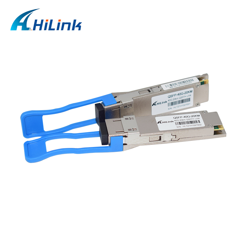 40Gb/s 20km QSFP+ Transceptor Óptico Hot Pluggable com Duplex LC Connector e DDM para 0°C a 70°C Operação