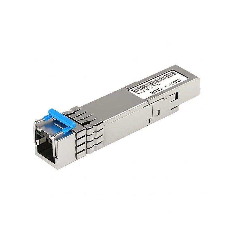 1.25G EPON ONU Transceptor SFP com receptor SC/UPC para distância de 20 km e faixa de temperatura de 0 °C ~ +70 °C