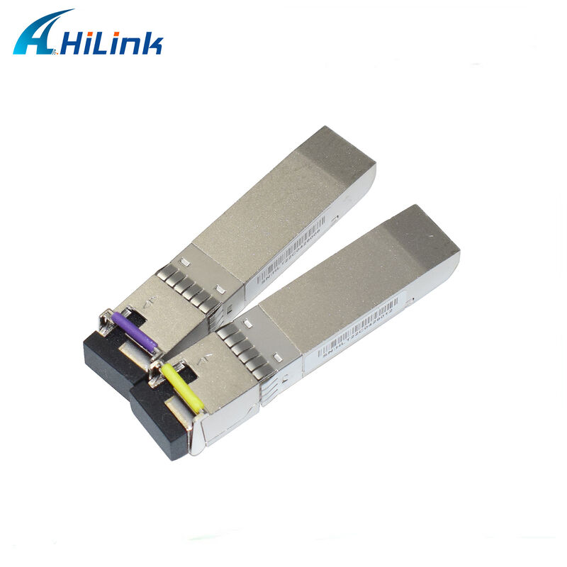 25Gb/s Transceptor BIDI SFP28 com alcance de 80 km e conformidade RoHS 6 Hot-Pluggable Single LC DDM
