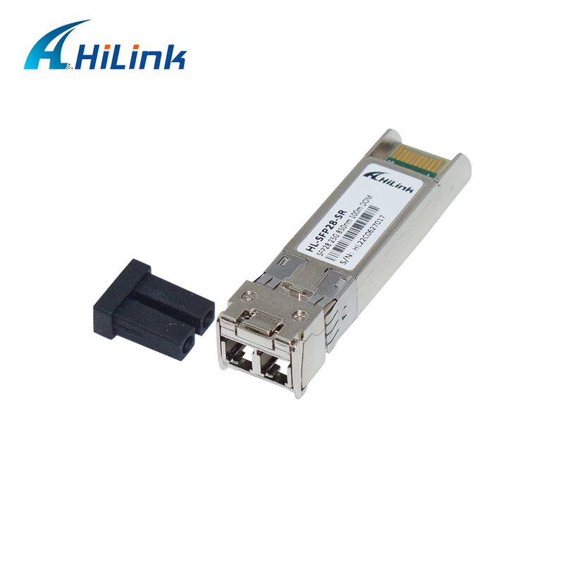 Transceptor Óptico Hilink 25G SFP28 com 100M de Distância, 3 Anos de Garantia e Certificação CE RoHs