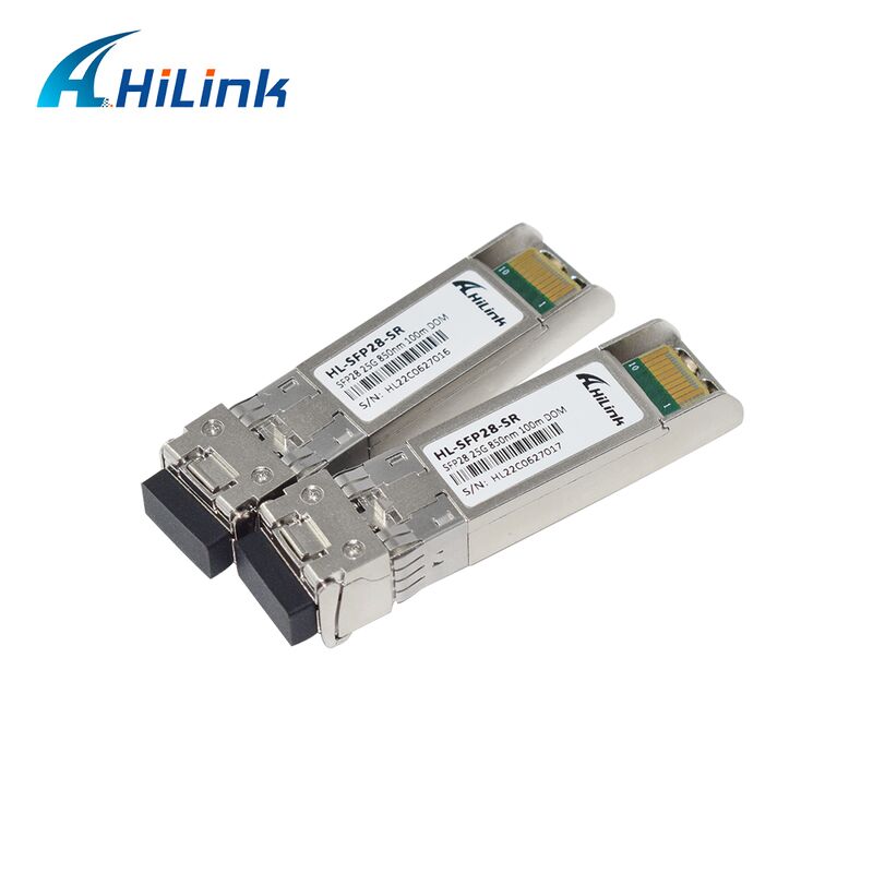 Transceptor Óptico Hilink 25G SFP28 com 100M de Distância, 3 Anos de Garantia e Certificação CE RoHs