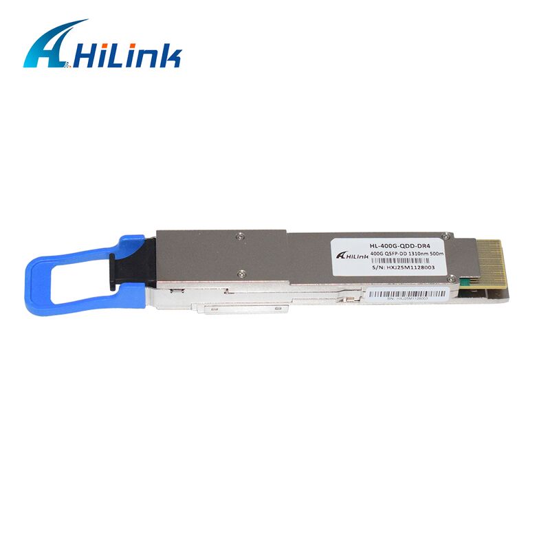 Módulo Transceptor Óptico Hilink HL-400G-QDD-DR4 400Gb/s 500M QSFP-DD DR4 MPO-12 Compatível