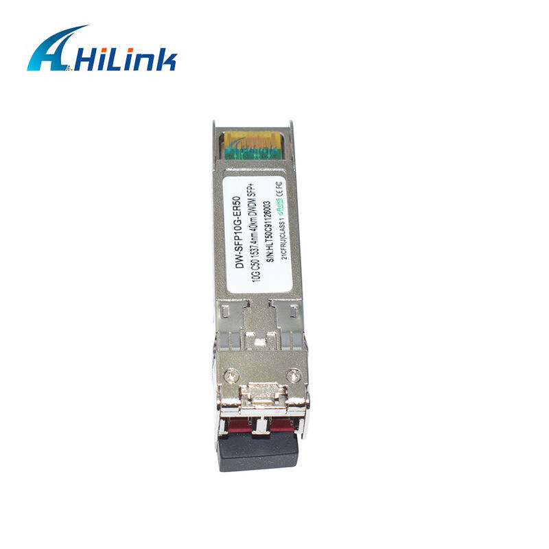 Módulo Transceptor Óptico Hilink 10Gb SFP+ DWDM SFP 100GHZ CH17~61 Opcional 40km Duplex LC Comercial Industrial