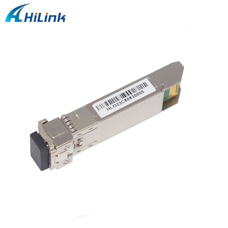 Módulo Transceptor Óptico Hilink 10Gb SFP+ DWDM SFP 100GHZ CH17~61 Opcional 80km Duplex LC Comercial Industrial