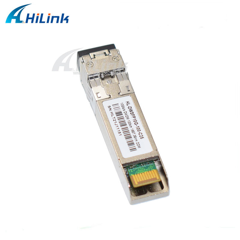 10G SFP+ Transceptor DWDM 80km 100km CH17~61 120km CH20~55 100GHz Temperatura comercial industrial